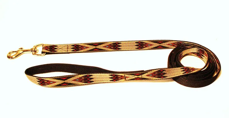 ALAC - Koppel poly 20mm x 190cm inkamönstrat Röd/Grå